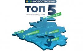 ВКБ-НОВОСТРОЙКИ входит в ТОП-5 застройщиков России по объему сданного жилья